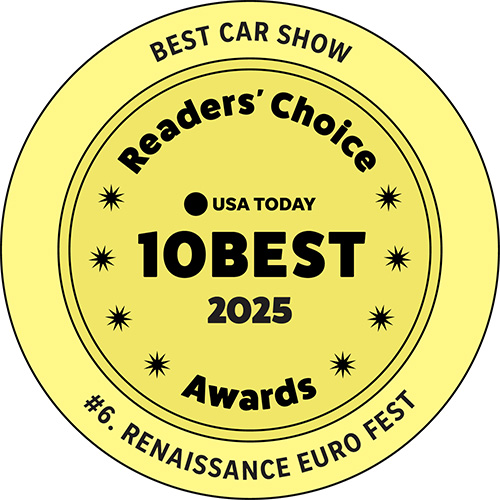 Best Car Show Readers Choice badge. Euro Fest #6